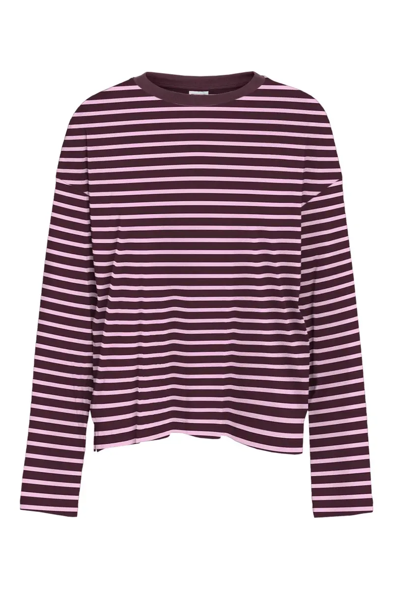 Noisy May - Nmmocca L/S Regular Fit Top - 5175146 Winetasting Pirouette