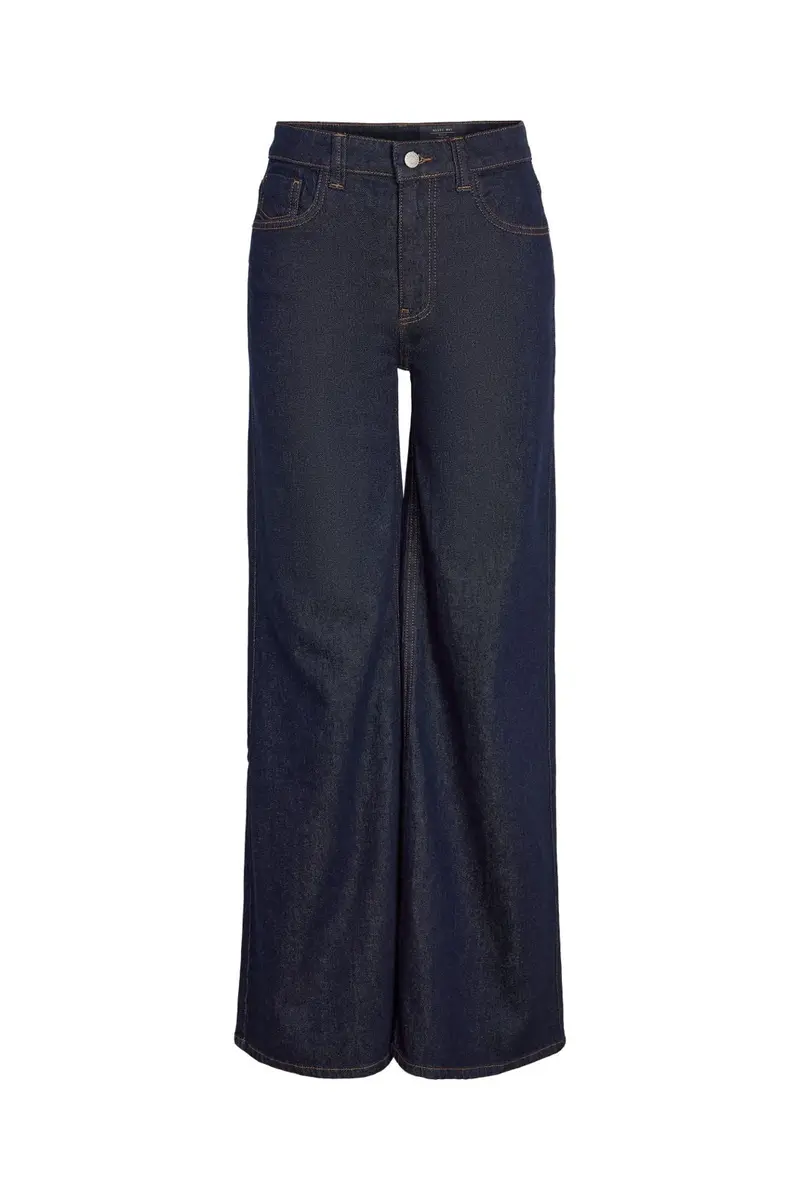 Noisy May - Nmnellie Palazzo Jeans Az477Db - 5026581 Dark Blue Denim