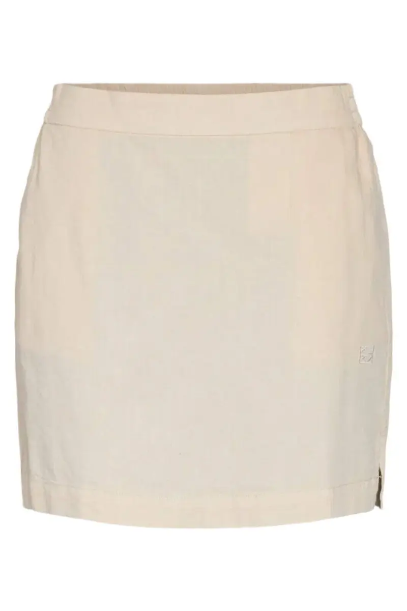 Noisy May - Nmoregon Denim Skirt Color - 5073554 Ecru