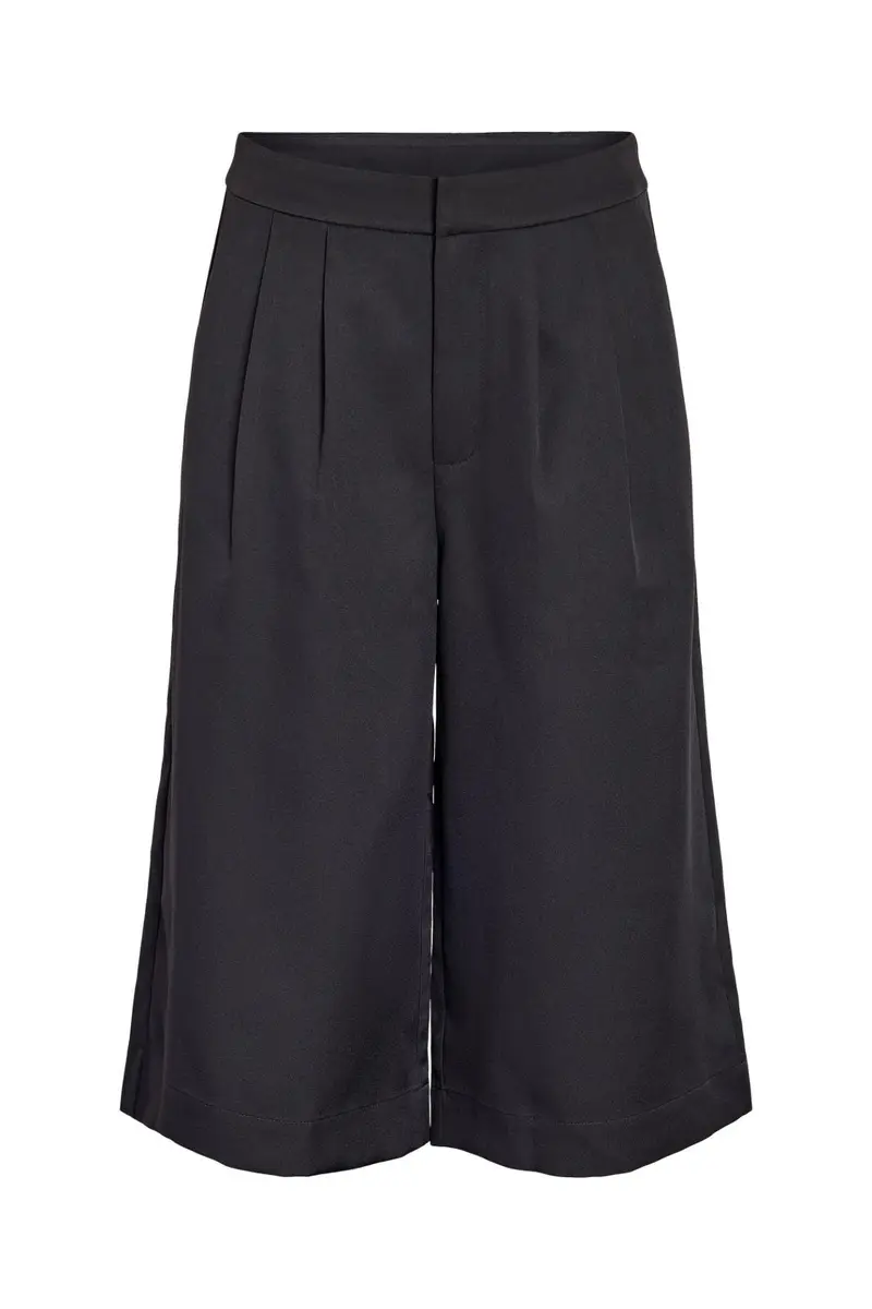 Noisy May - Nmsoley Wide Long Shorts - 5250291 Black