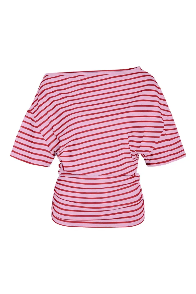 Noisy May - Nmstormi June Off Shoulder Top Tnt/18 - 5212080 Goji Berry Pirouette