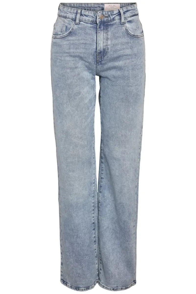 Noisy May - Nmyolanda Nw Wide Jeans Az236Lb Fwd - 4179737 Light Blue Denim