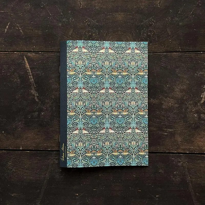 Noteshæfte / Bird Green pattern WM