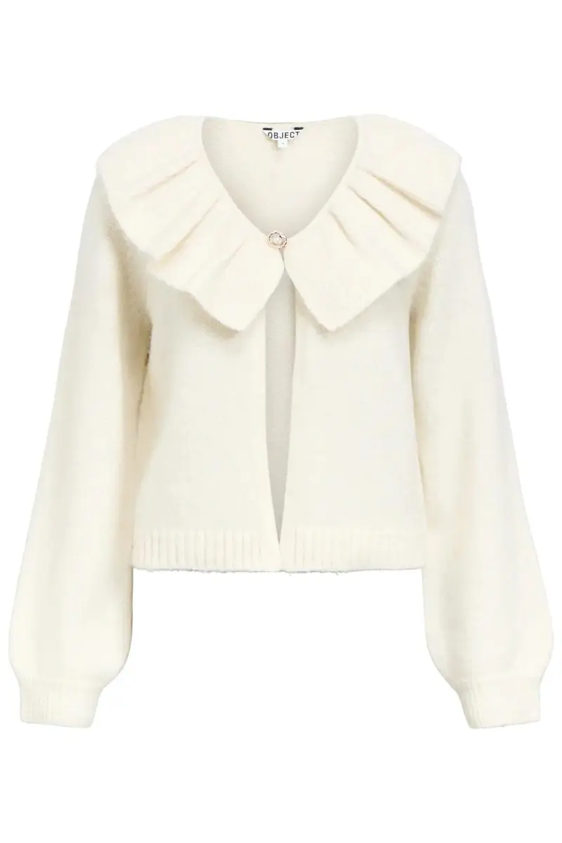 Object - Objdenisi L/S Lo Knit Cardigan - 4917128 Birch