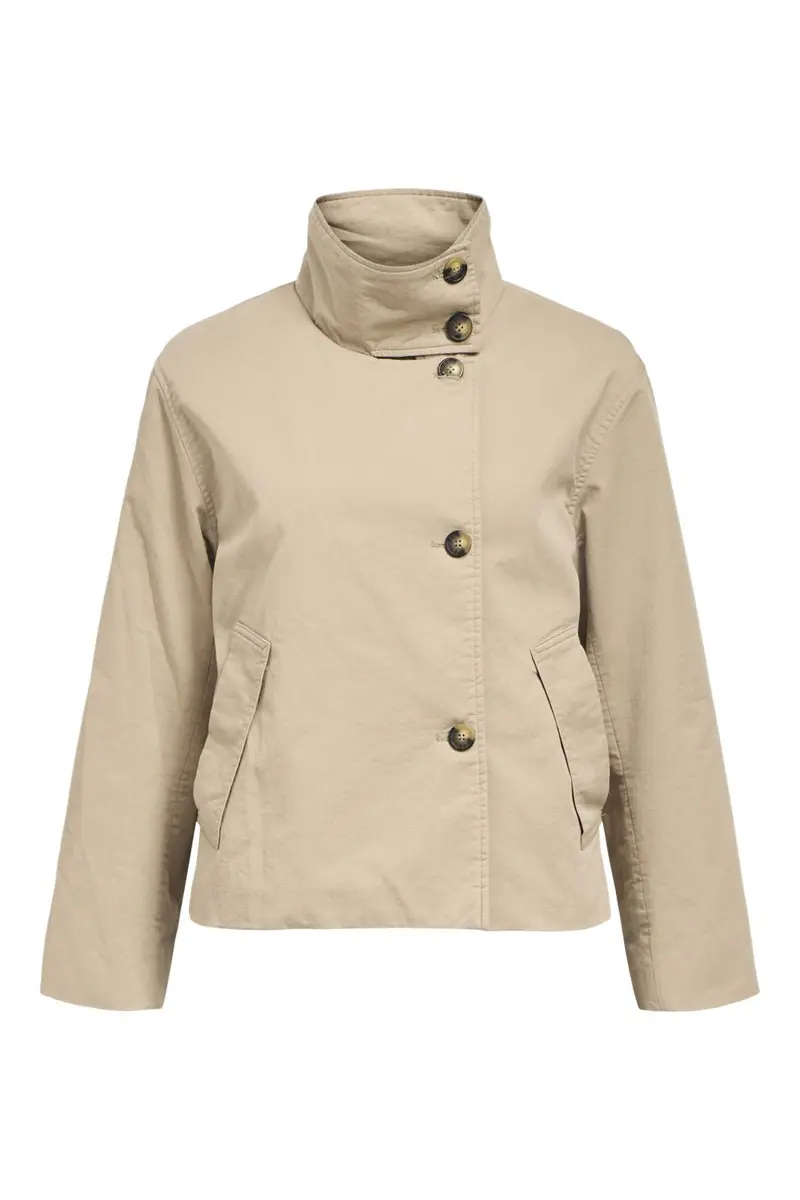 Object - Objgro Re Short Jacket - 4668396 Desert Taupe