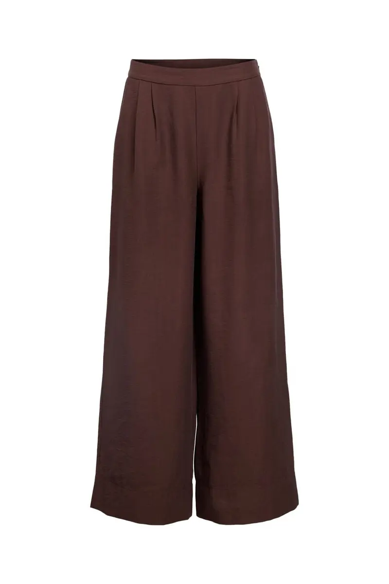 Object - Objisla Yui Wide Pants 143 - 4957192 Seal Brown