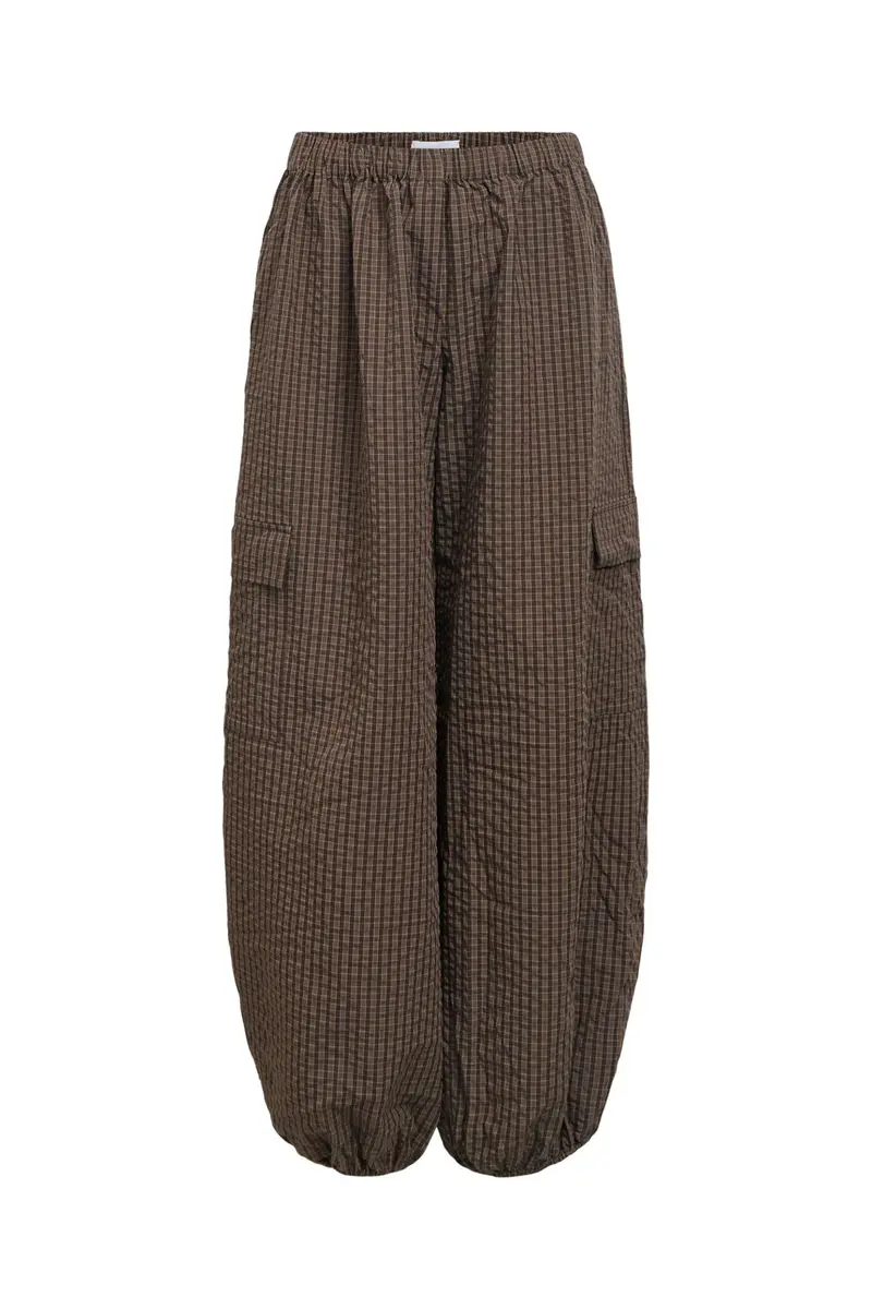 Object - Objlevi Track Pants - 5125457 Seal Brown Brown/White