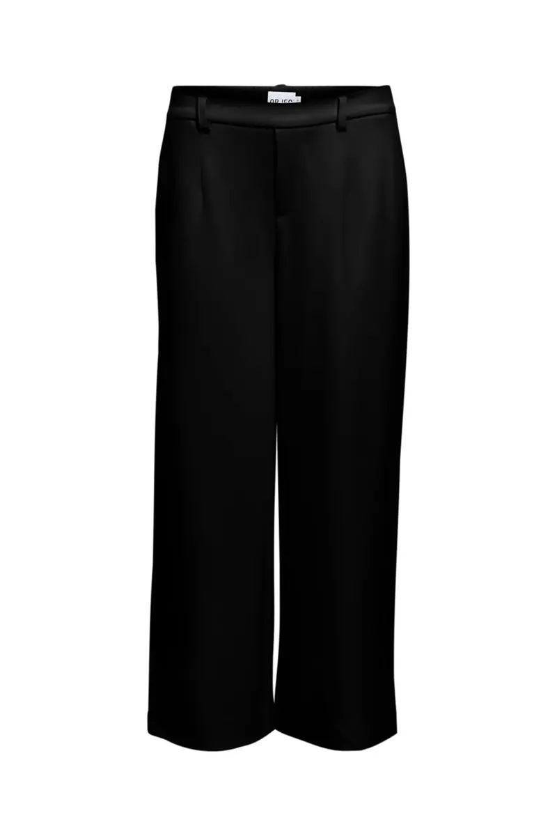 Object - Objlisa Cropped Wide Pant - 5071162 Black