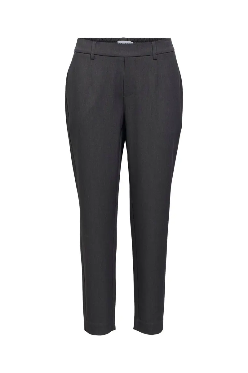 Object - Objlisa Slim Pant - 4637386 Medium Grey Melange