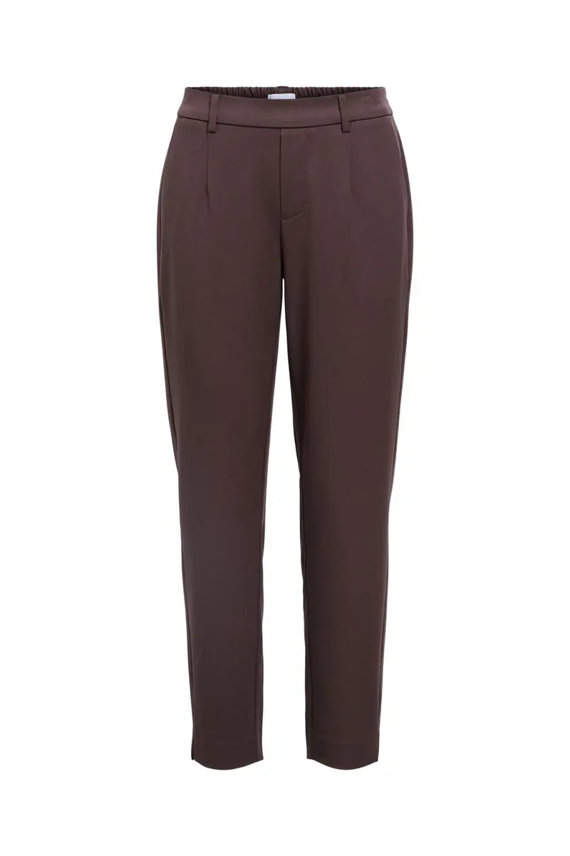 Object - Objlisa Slim Pant - 4856905 Seal Brown