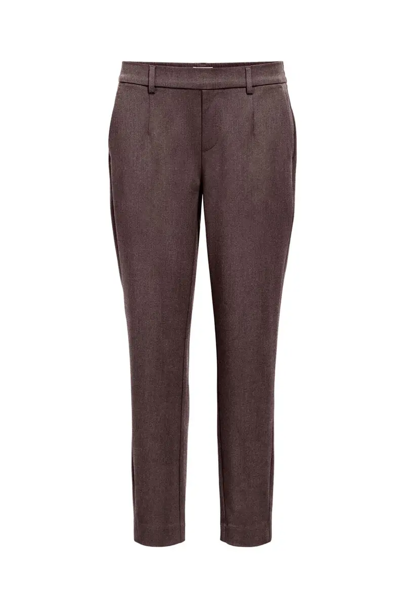 Object - Objlisa Slim Pant - 5138600 Chocolate Plum Melange