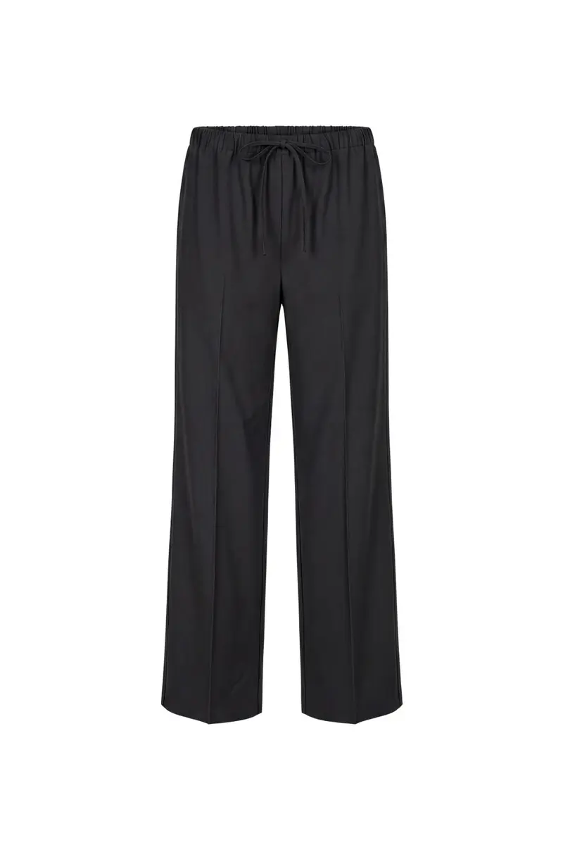 Object - Objlisa Tie Wide Pant - 5191830 Black