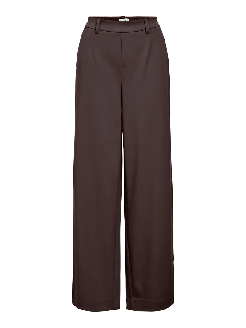 Object - Objlisa Wide Pant - 4856910 Seal Brown