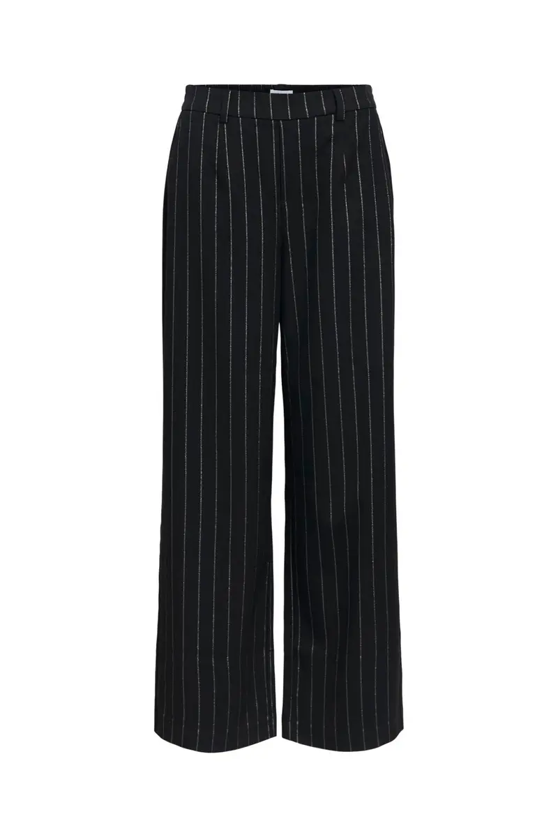 Object - Objlisa Wide Pant - 5141094 Black Silver