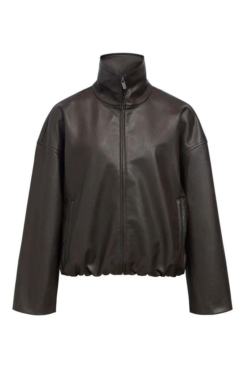 Object - Objliva L/S Bomber Jacket - 5158448 Seal Brown