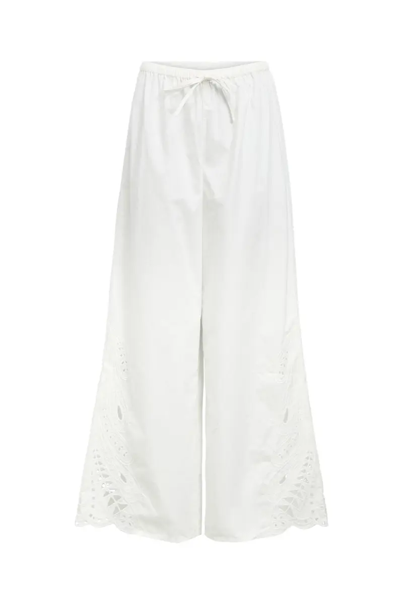 Object - Objmadia Wide Pant 144 - 5028194 Cloud Dancer