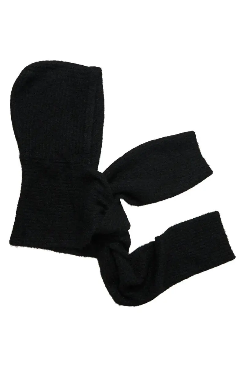 Object - Objmilu Scarf Knit Balaclava - 4904526 Black