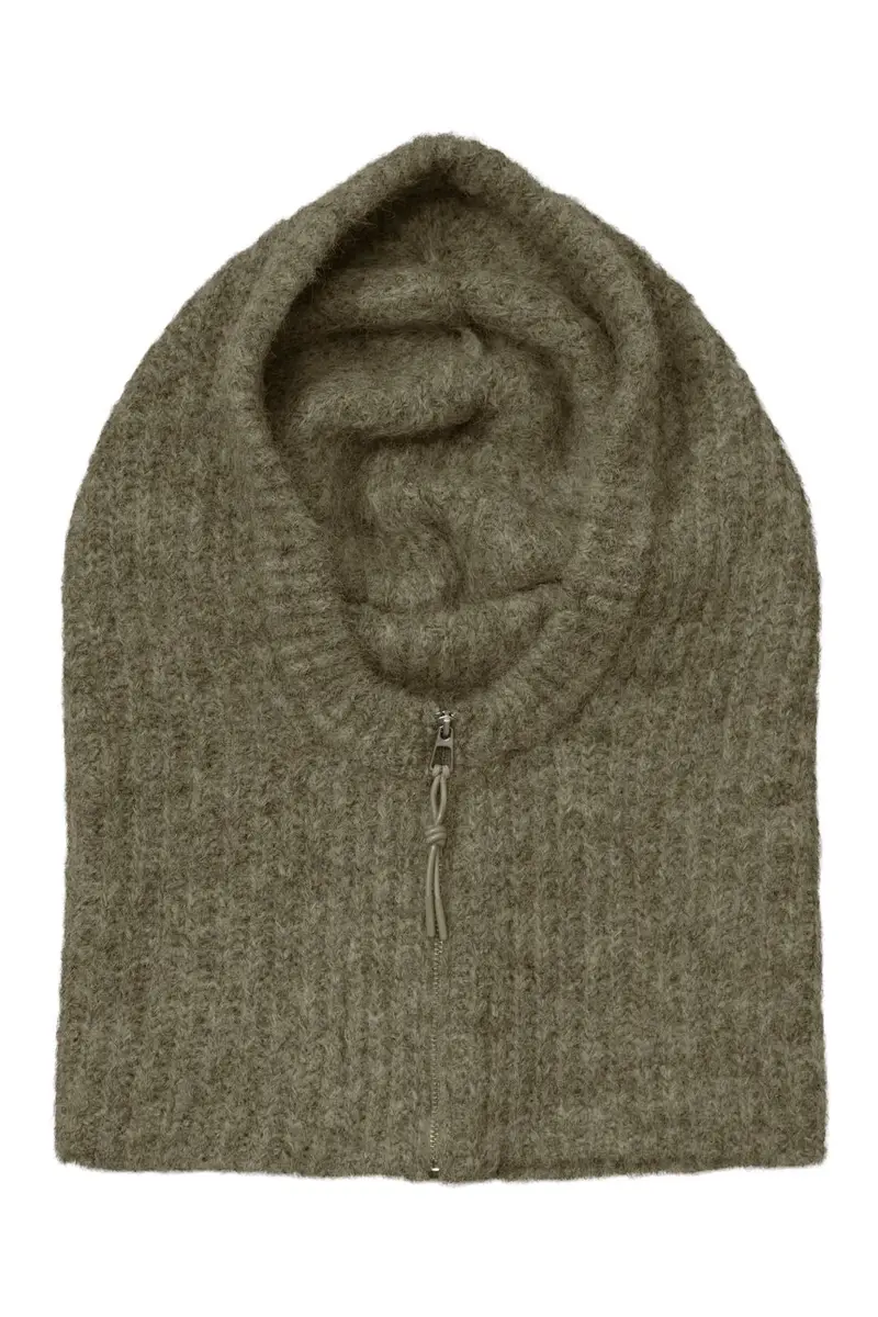 Object - Objmilu Zip Balaclava - 5161673 Eucalyptus
