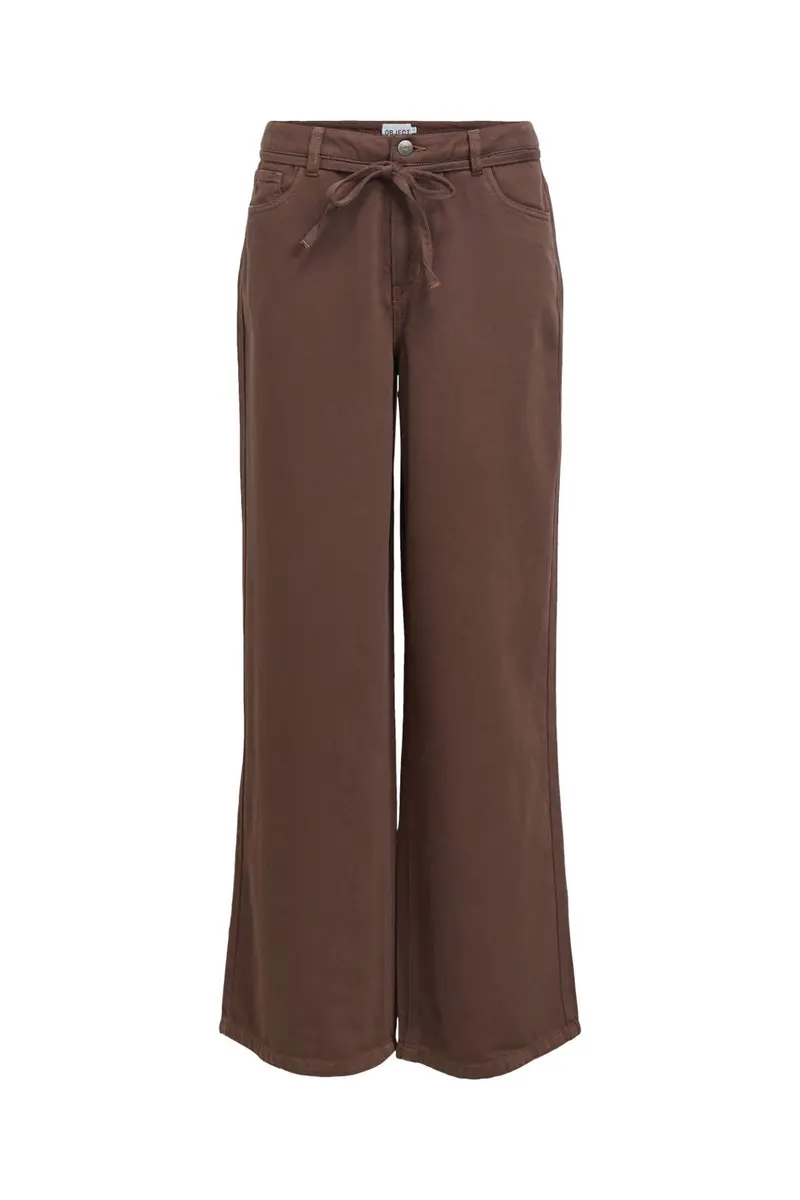 Object - Objrosie Wide Jeans - 5096864 Seal Brown