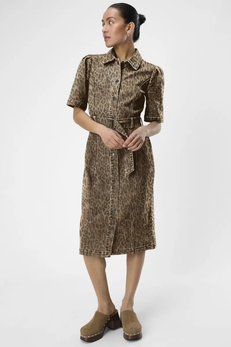 Object - Objseni Carol Denim Dress - 4743444 Incense Leo