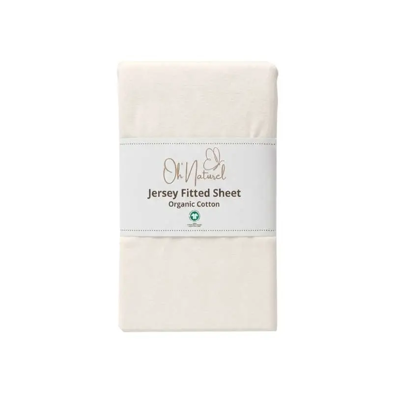 Oh'Naturel Økologisk Lagen - 37x96 cm. - Jersey/Barnevogn