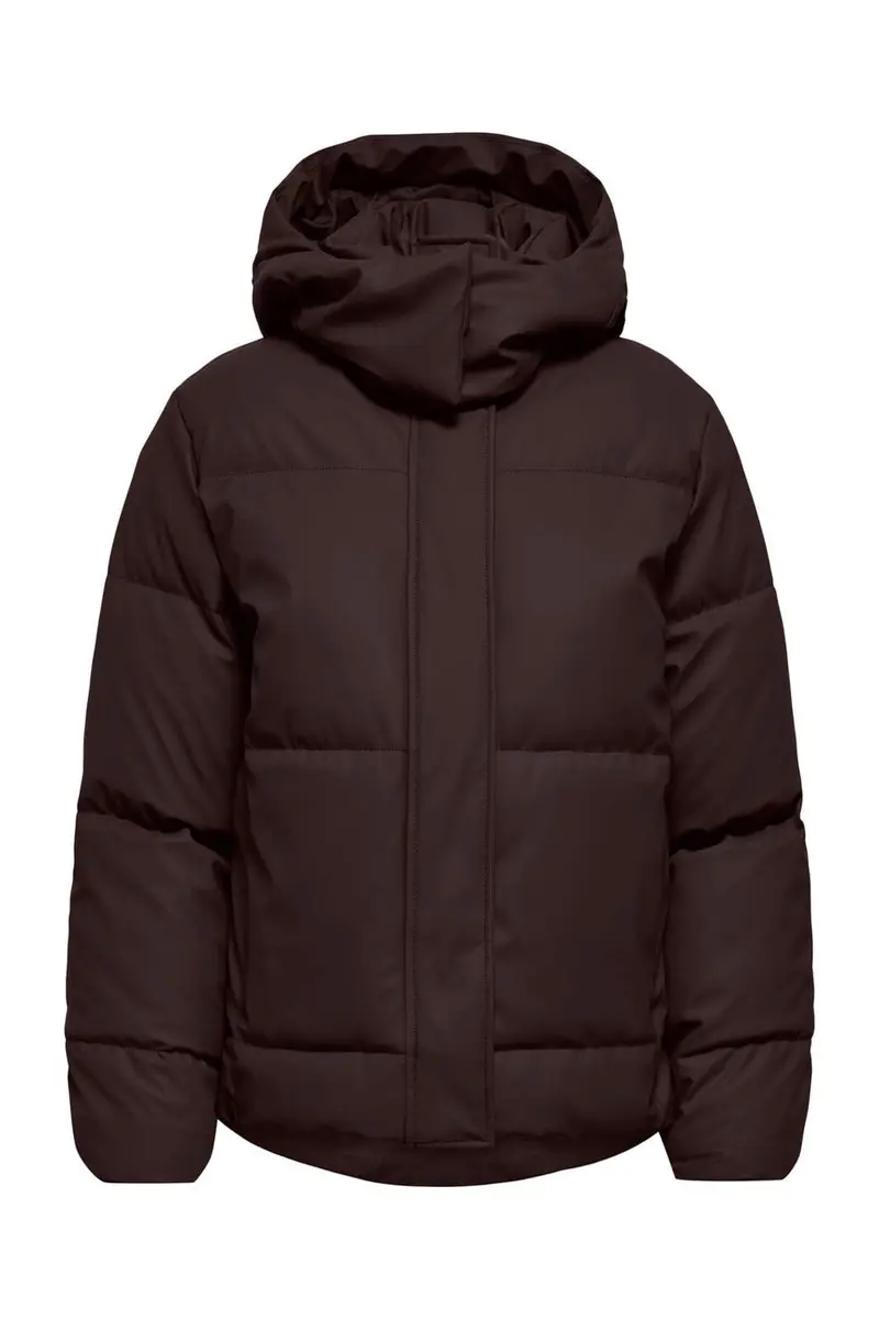 Only - Onlagnes Coated Puffer Jacket - 5136179 Chocolate Torte
