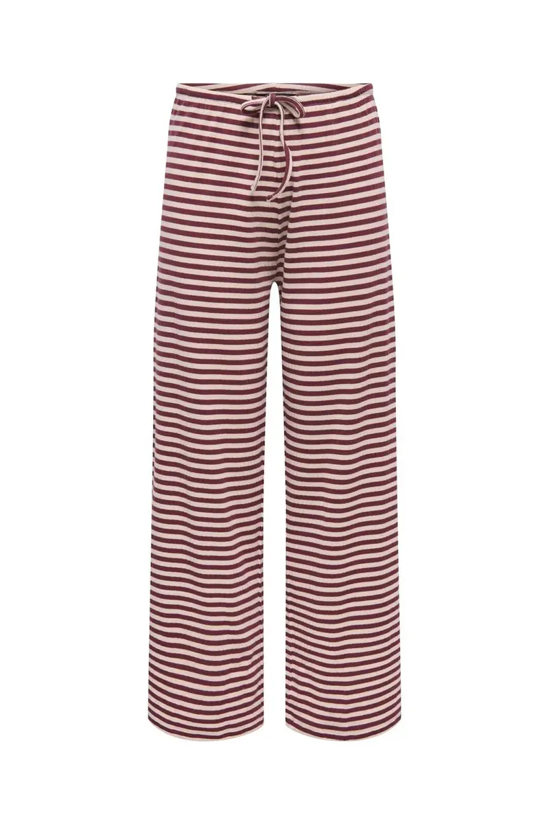 Only - Onlaida Striped Pant - 5229061 Port Royale Pumic Stone Stripe