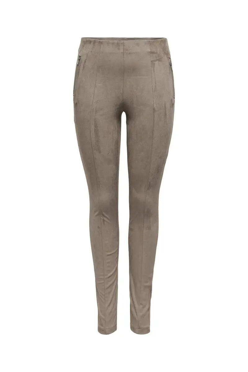 Only - Onlangali Life Zip Faux S Legging Cc - 4786368 Walnut