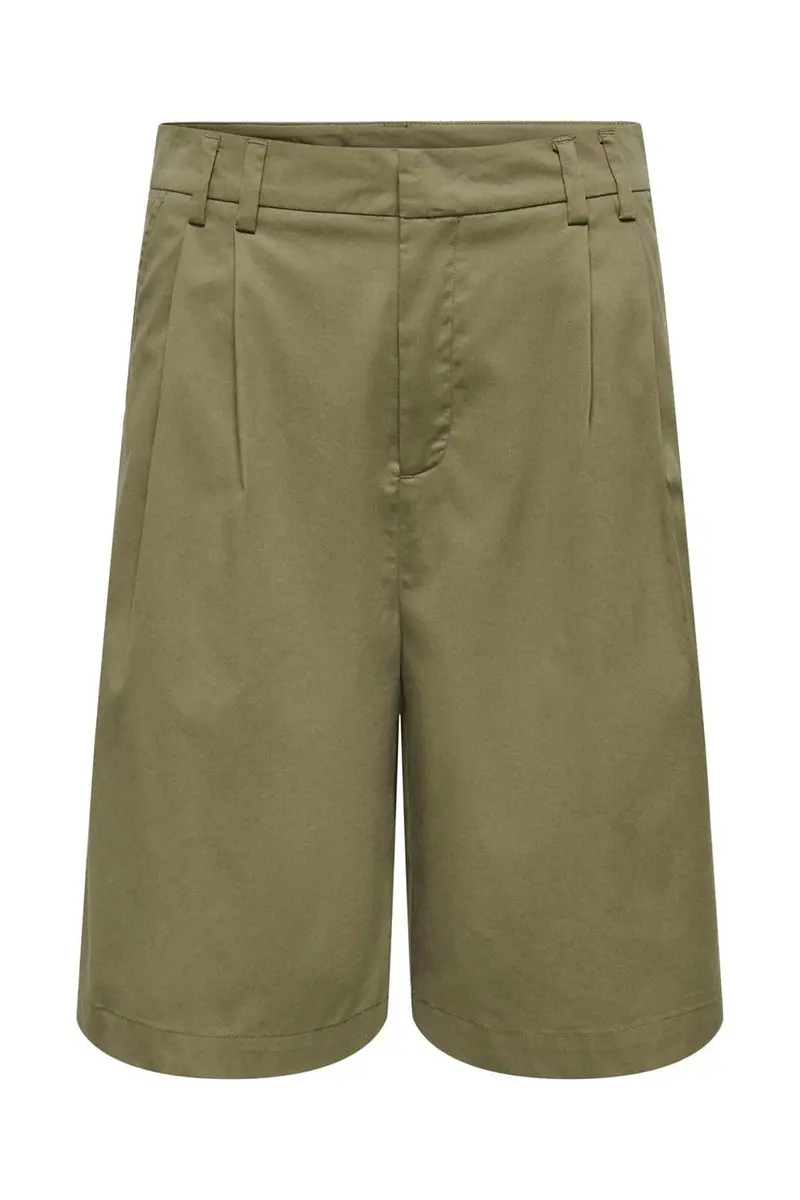 Only - Onlanny Baggy Bermuda Shorts - 5018667 Stone Gray