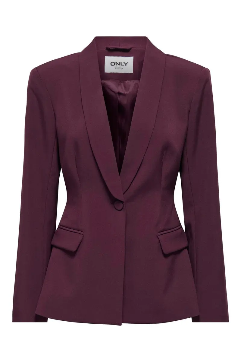 Only - Onlastrid L/S Sculpture Blazer Cc Tlr - 5044797 Winetasting