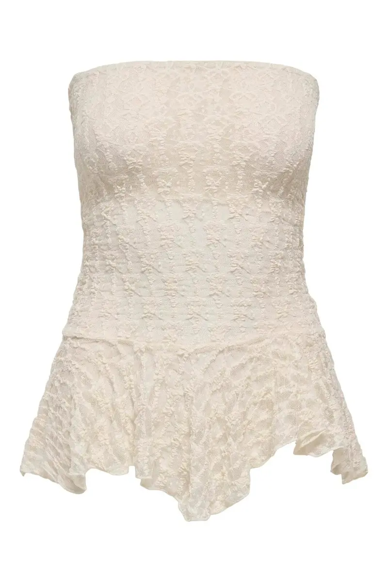 Only - Onlaya Tube Lace Top - 5030118 Birch
