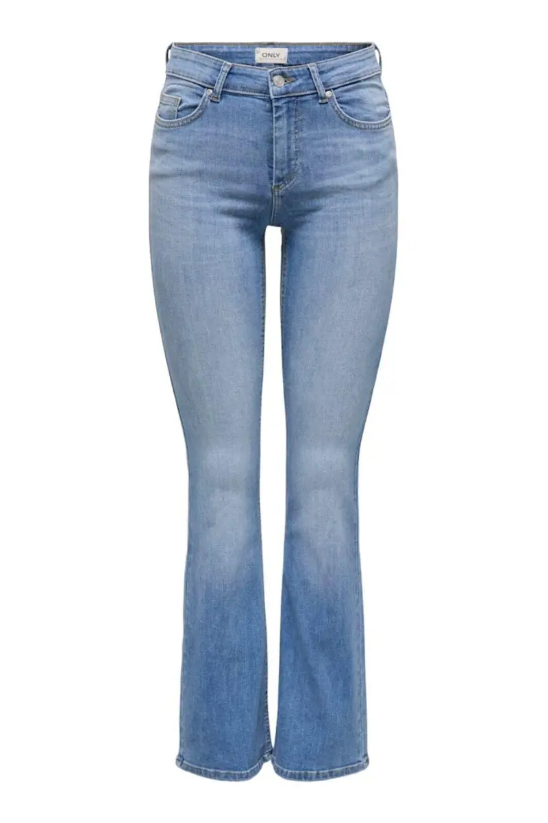 Only - Onlblush Back Pock Fla Tai222 Dnmnoos - 4665682 Medium Blue Denim