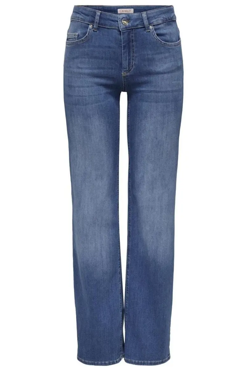 Only - Onlblush Mid Straight Rea12187 - 4575098 Medium Blue Denim