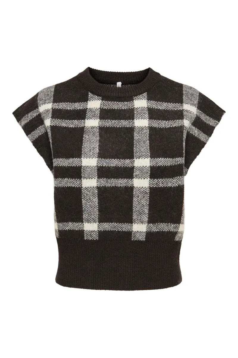 Only - Onlcarla Sl Jq O-Neck Knt - 5152105 Coffee Bean Birch
