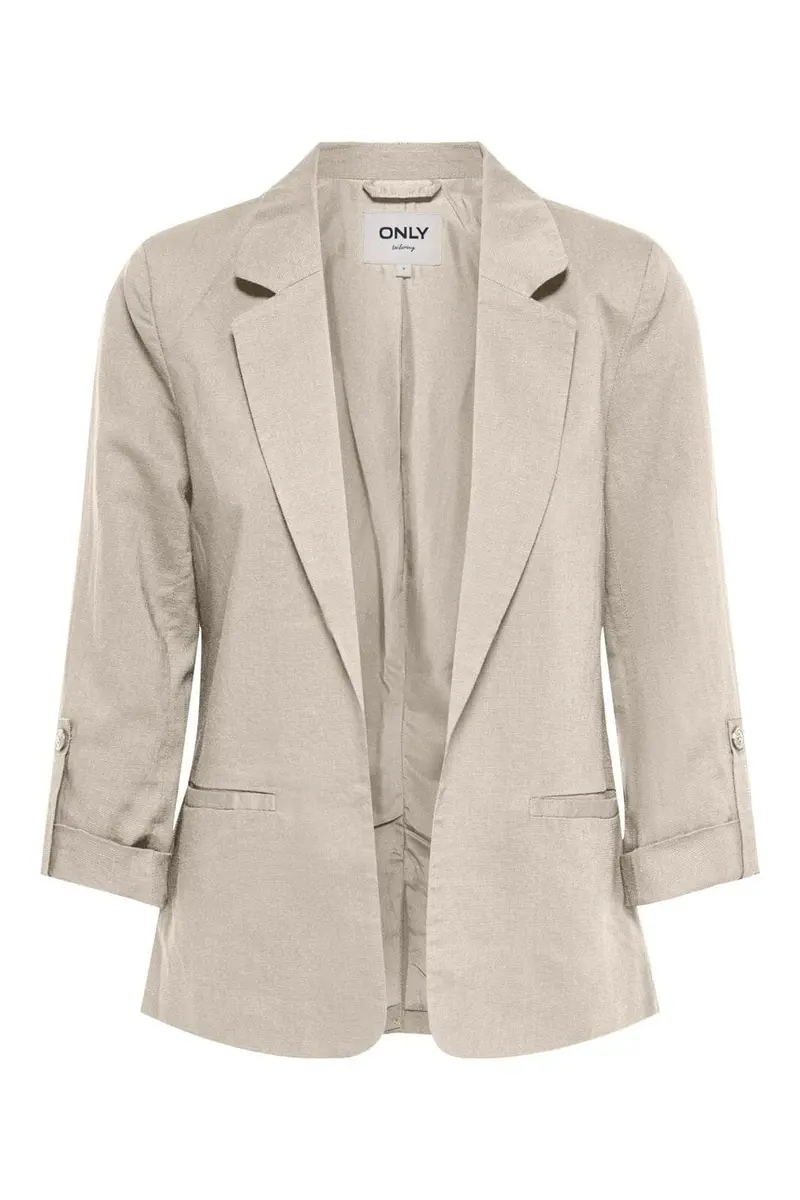 Only - Onlcaro-Isola 3/4 Blazer Tlr - 5083315 Oatmeal