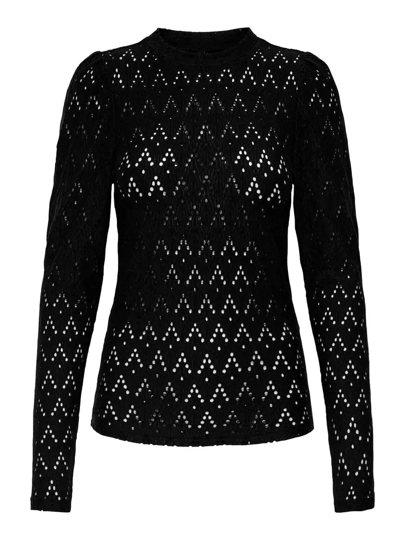 Only - Onlcattleya Life L/S Top - 4891929 Black