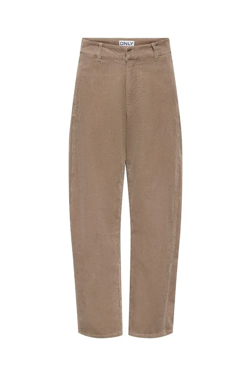 Only - Onlclair-Flora Cord Barrel Pant - 5103575 Taupe Gray