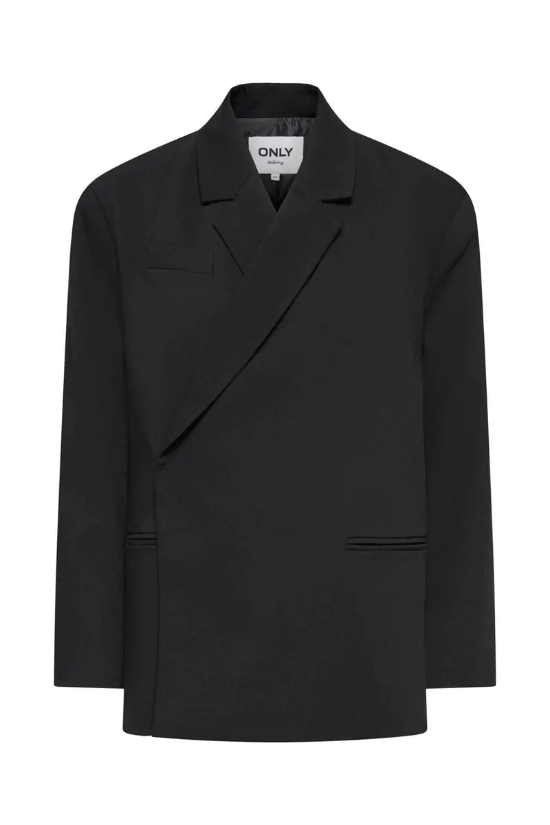 Only - Onlcristin L/S Oversize Slit Blazer Tlr - 5162559 Black