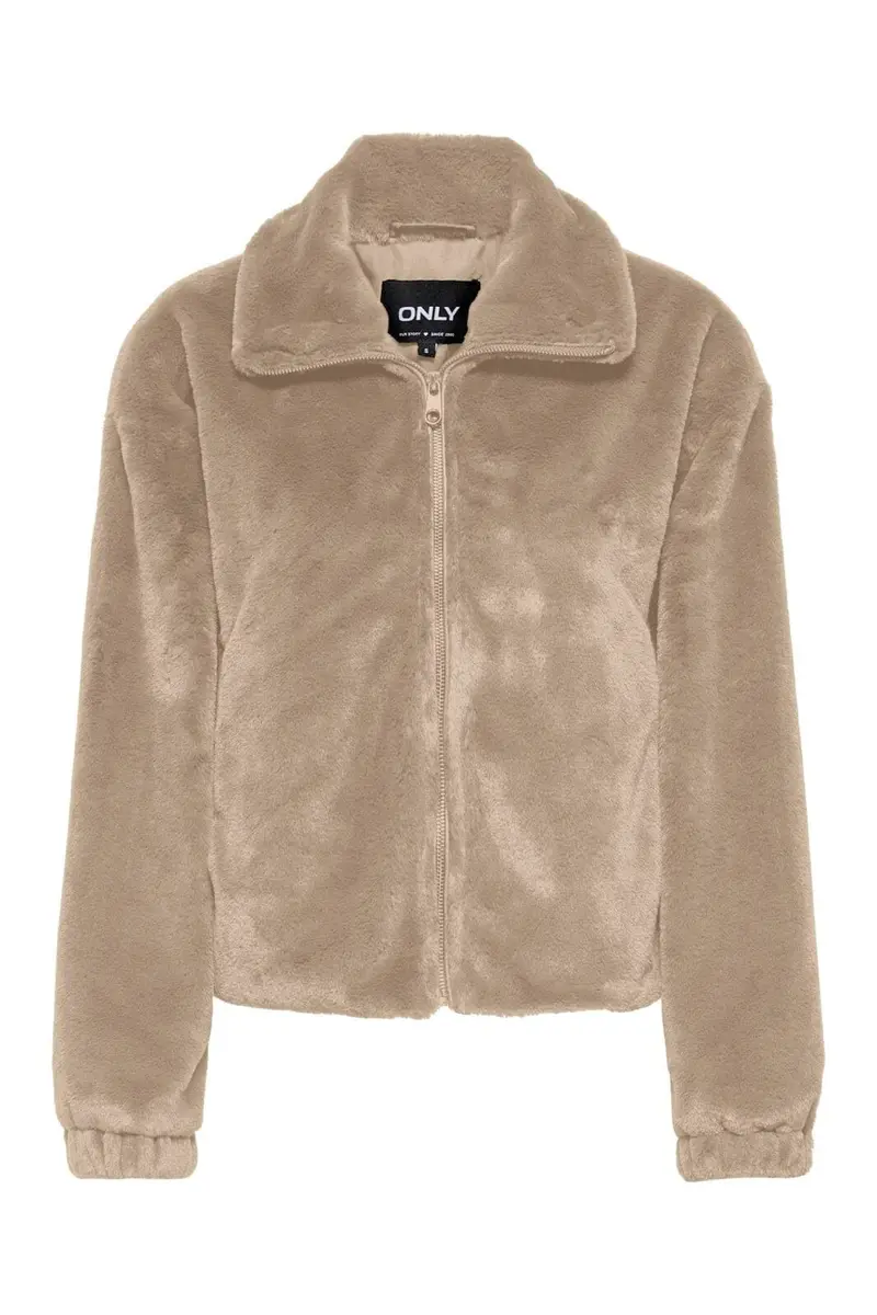 Only - Onldana Sol Faux Fur Jacket Cc - 5100097 Silver Mink
