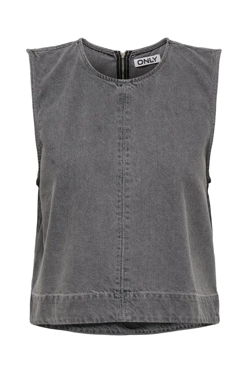 Only - Onldorsi S/L Top Sik - 4774526 Medium Grey Denim