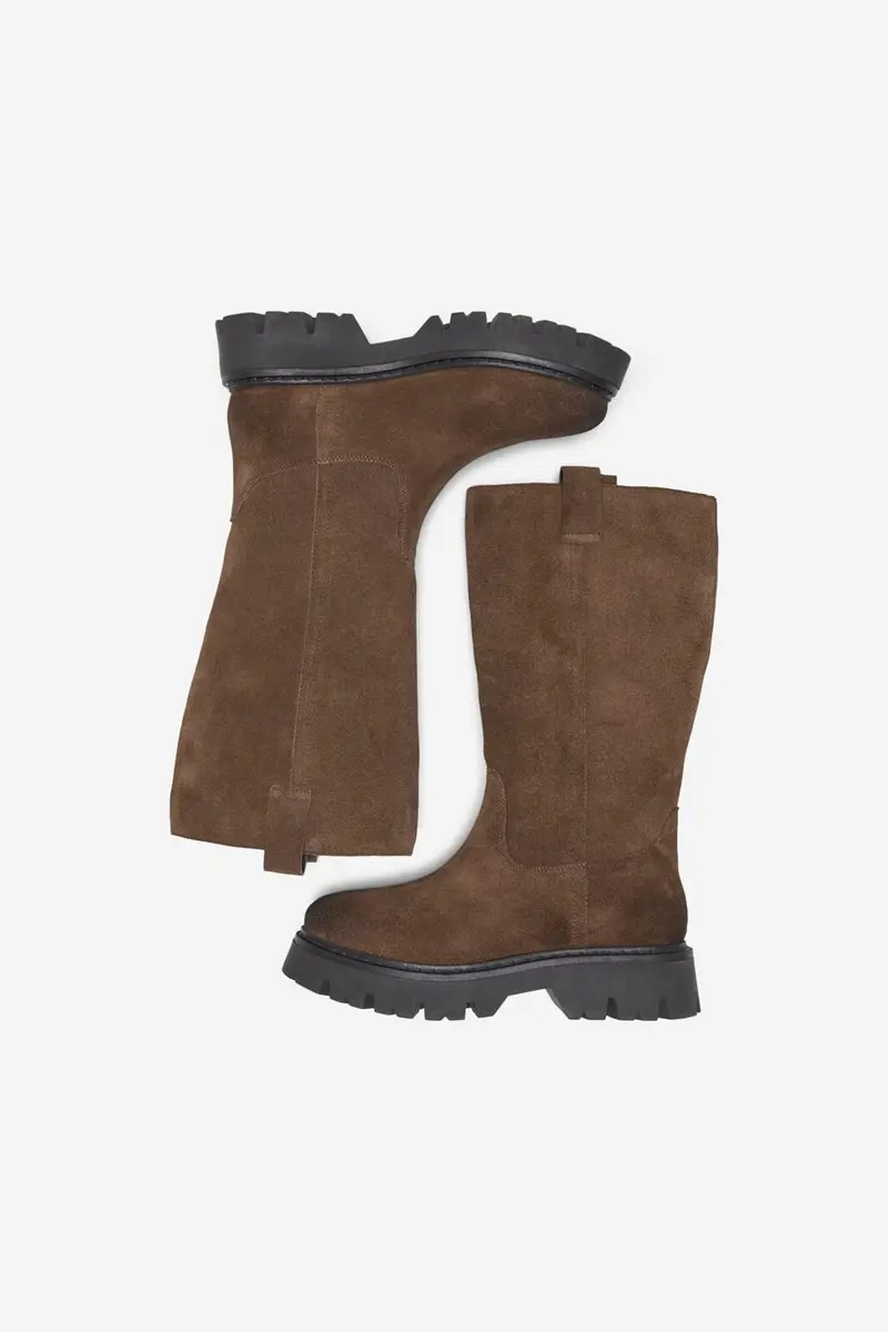 Only - Onlea Leather High Boot - 5079620 Brown Stone