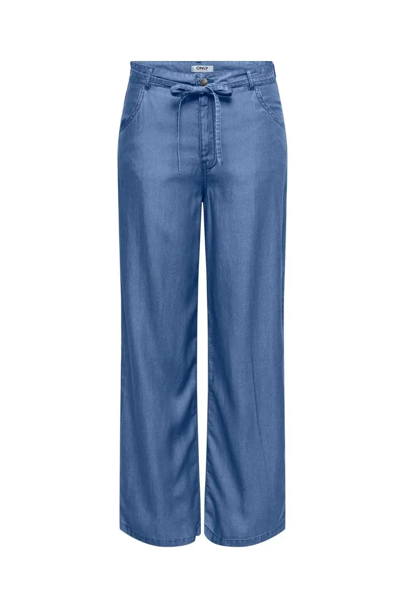 Only - Onlgianna Charis Straight Pants Wvncc - 4977902 Medium Blue Denim