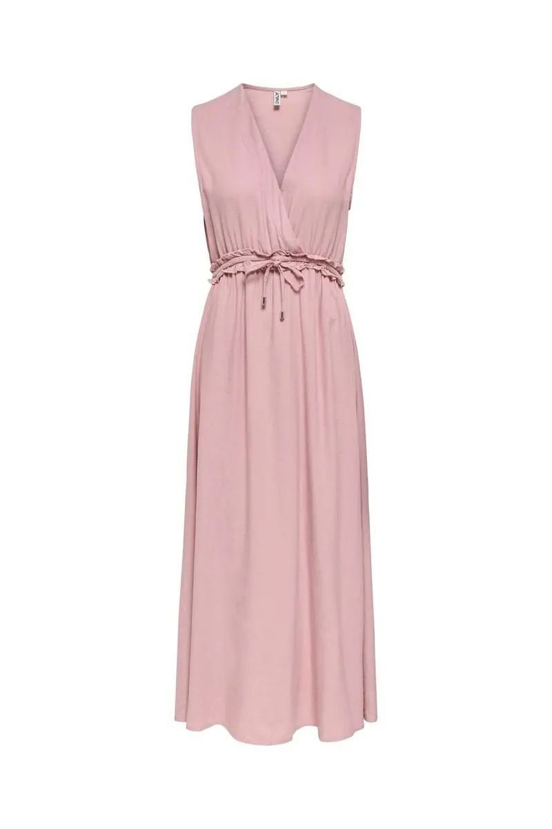 Only - Onlgoa Sl Linen Bl Long Dress Cc - 4942265 Burnished Lilac