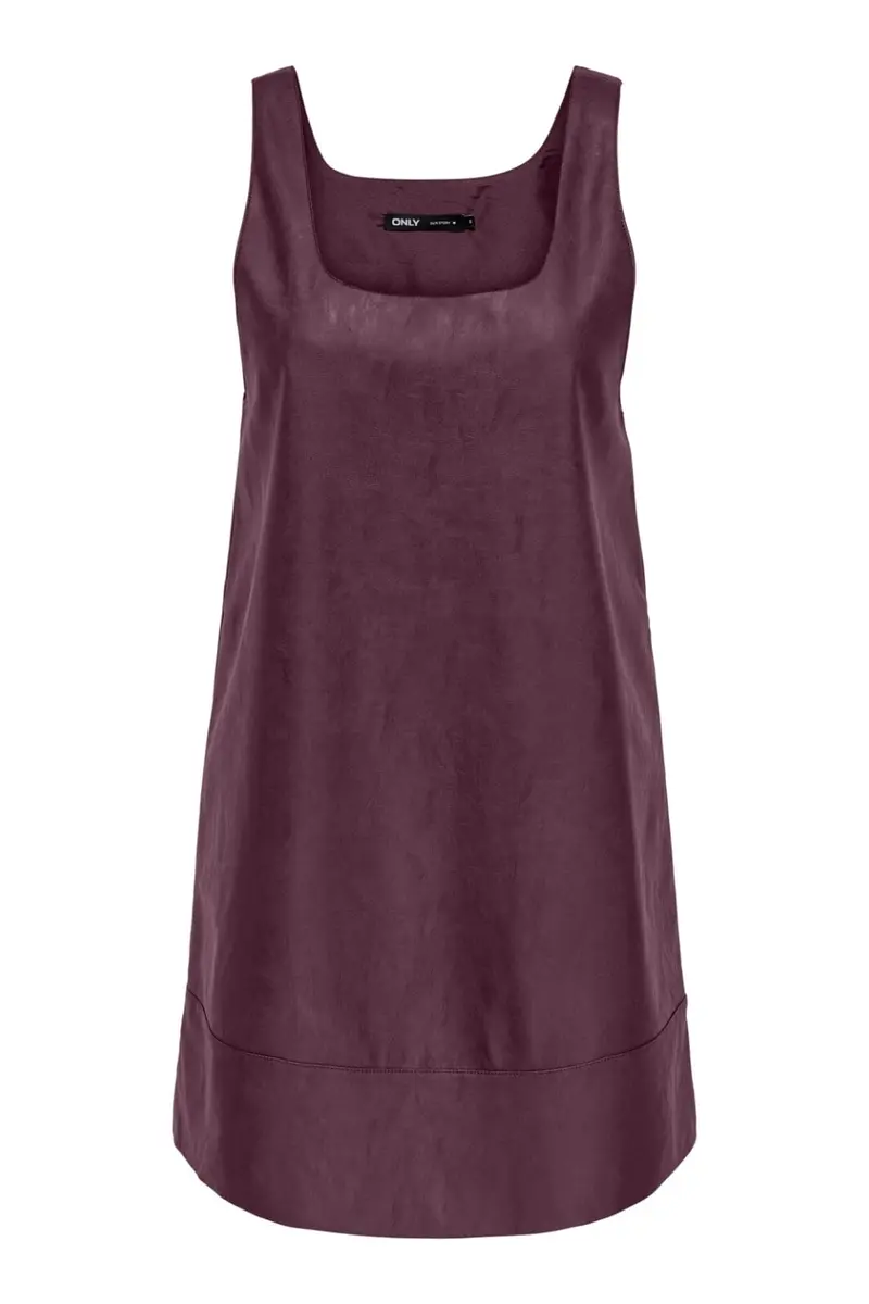 Only - Onljosie Faux Leather Dress Cc - 4852675 Mauve Wine