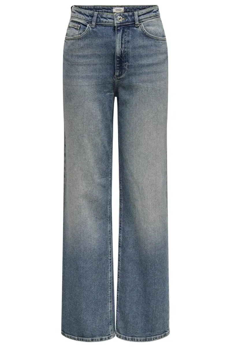 Only - Onljuicy Wide Dot334 - 4744979 Medium Blue Denim Tint