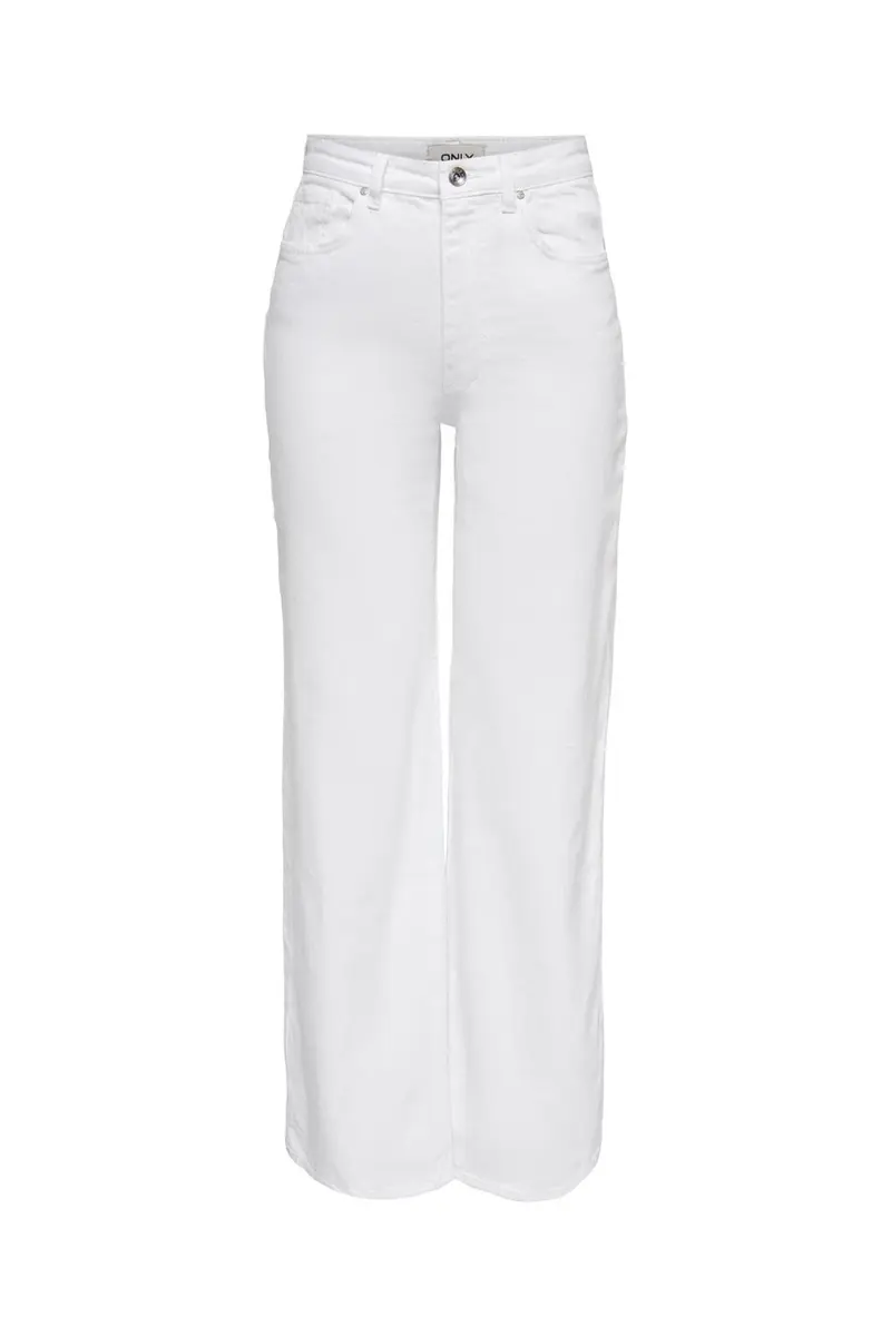 Only - Onljuicy Wide Leg Rea - 4168130 White