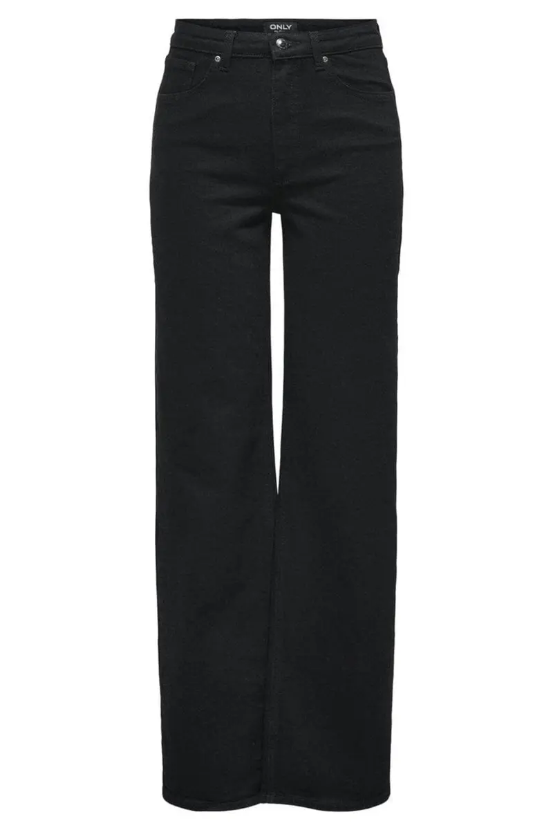 Only - Onljuicy Wide Rea670 - 4652907 Black Denim