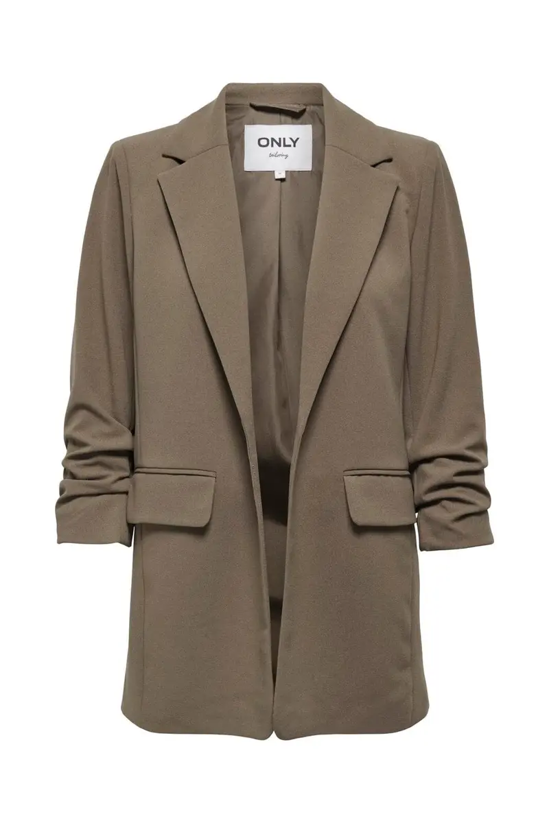 Only - Onlkalina 3/4 Open Blazer Cc Tlr - 5045418 Chocolate Chip