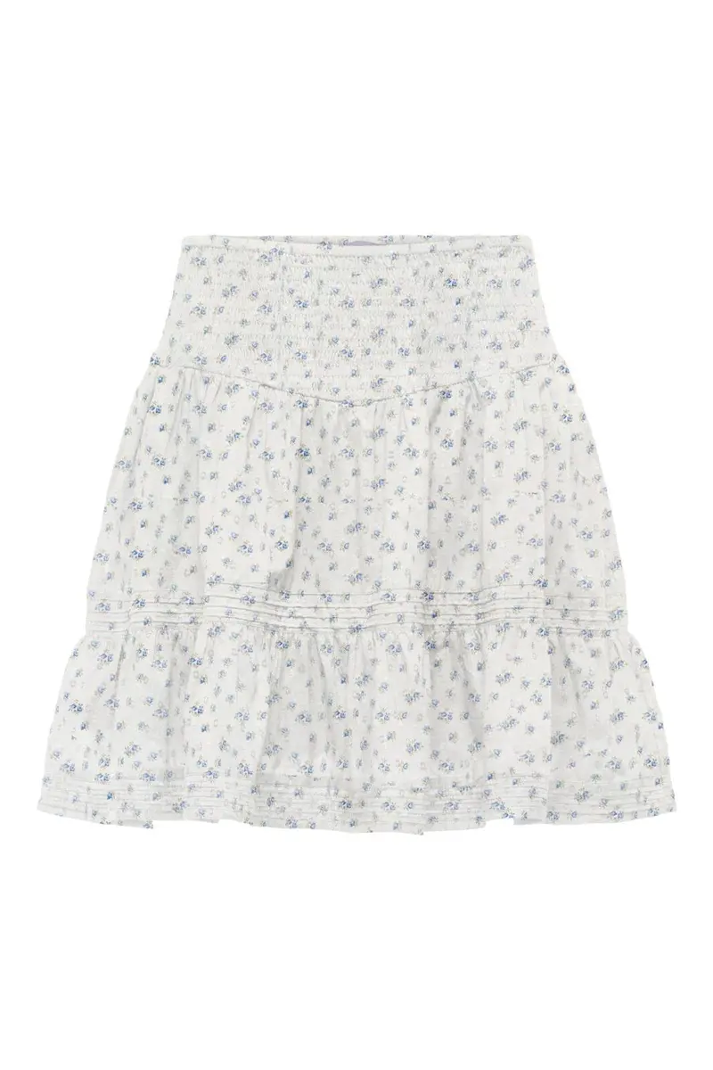 Only - Onlkatti Short Skort - 5050129 Cloud Dancer Clara Flower