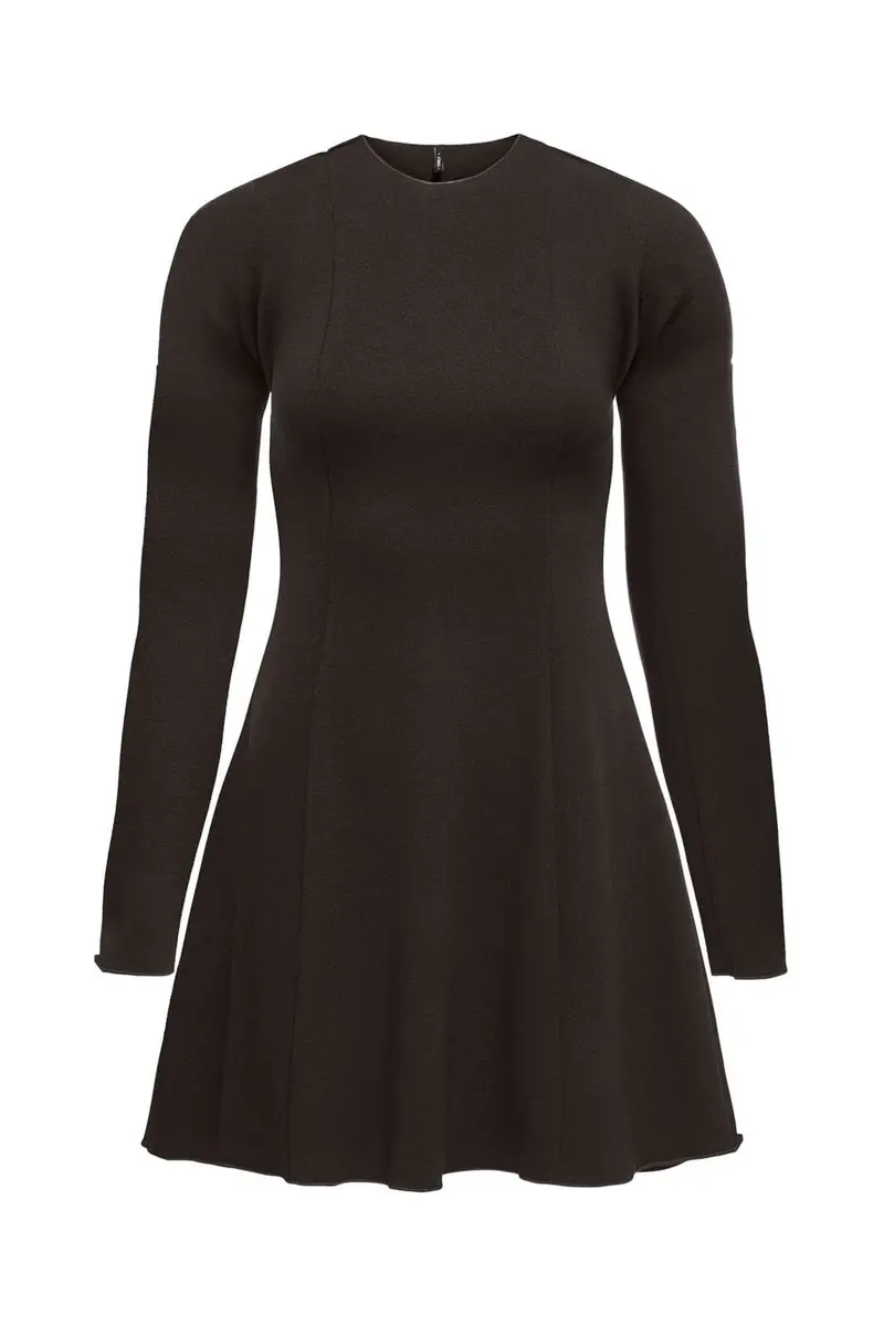 Only - Onlkenya L/S Dress - 4957219 Chocolate Torte